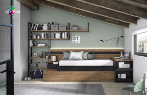 Cama Block Mueble Juvenial Industrias Rodrigo